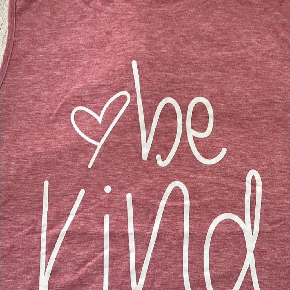 Be Kind MuscleTank. Size Large - Picture 3 of 4
